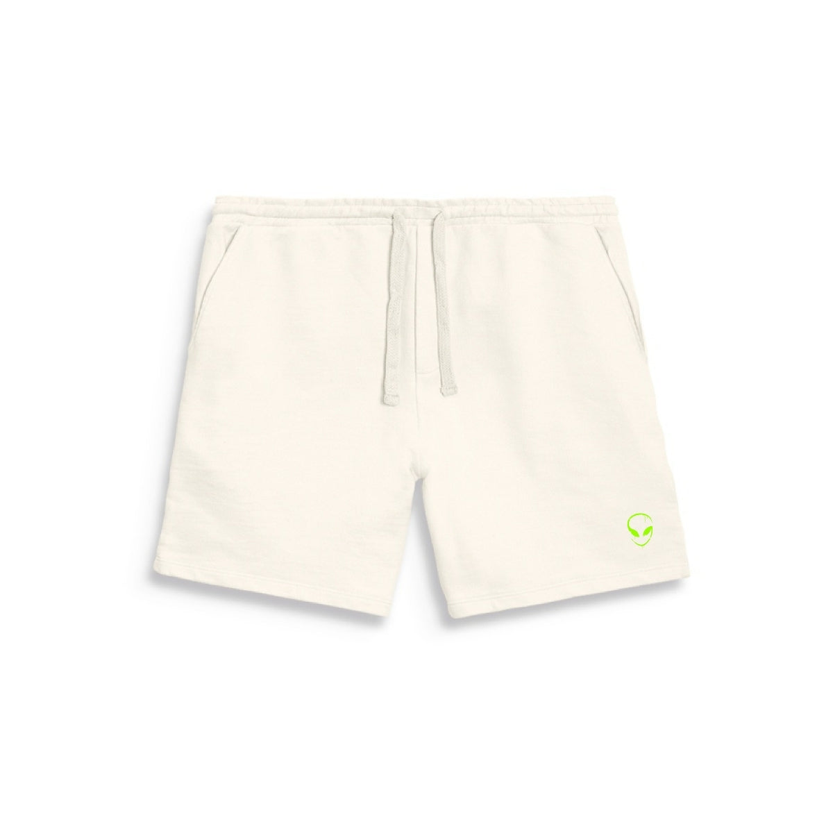 Shorts de Moletom Galáctico Brancos